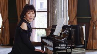 Noriko Ogawa piano lesson on Brahms Hungarian Dance No 5 duet [upl. by Aniral]