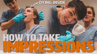 How to Take Alginate Impressions ft Dental Students [upl. by Sindee]