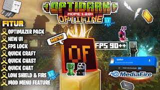 OPTIDARK  OPTIFINE MCPE 120 TERBARU  RINGAN amp COCOK BUAT SURVIVAL [upl. by Yknarf]