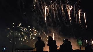 Fuegos artificiales en EEUU Naples Florida casino Seminole fireworks in Naples florida [upl. by Inwat]