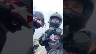 Helmku barett🥹 ladybiker bucin couplemotovlog r25 [upl. by Alejandro]