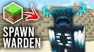 How to Spawn The Warden Boss in Minecraft [upl. by Bruns]