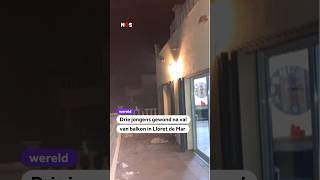 Drie jongens gewond na val van balkon in Lloret de Mar [upl. by Tristan]