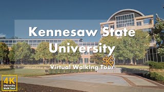 Kennesaw State University Kennesaw Campus  Virtual Walking Tour 4k 60fps [upl. by Nnoj]