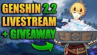 English Genshin Impact 22 Livestream  Giveaway to new subscribers [upl. by Imojean314]