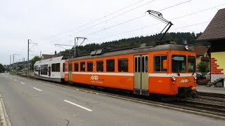 AAR  WSB Wynental und Suhrentalbahn Automotrices Be 44 15 à 27 [upl. by Enisaj976]