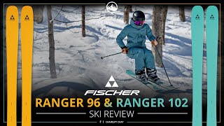 2024 Fischer Ranger 96 and 102 Ski Review with SkiEssentialscom and Bonus Ranger 108 [upl. by Lucilia]