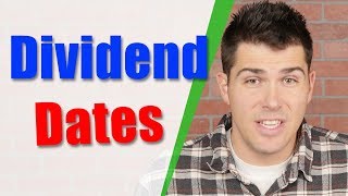 Ex Dividend Dates Explained The Easy Way [upl. by Esilahc]