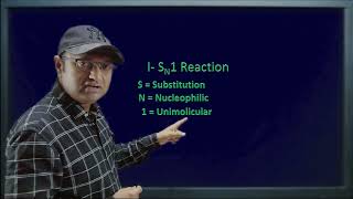 SN1 Reaction unimolecular nucleophilic substitution reaction by Brijendra sir [upl. by Ynohtnakram876]