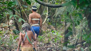 Silent Hiking 62 Miles to an Amazon Jungle Tribe [upl. by Atsuj]