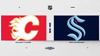 NHL PreSeason Highlights  Flames vs Kraken  September 25 2023 [upl. by Templa995]