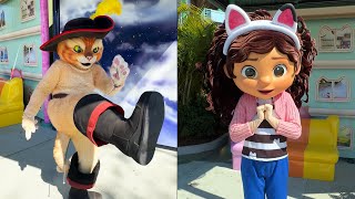 We Meet Gabby amp Puss In Boots at New DreamWorks Land at Universal Orlando [upl. by Hamford]