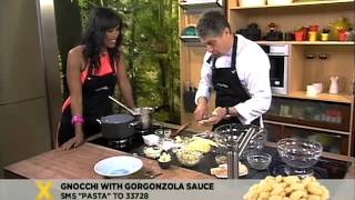 Gnocchi with gorgonzola sauce 31102012 [upl. by Schlenger]