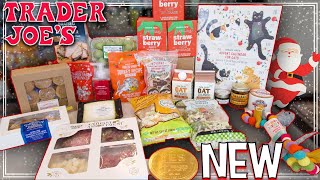 TRADER JOES FIRST HOLIDAY SEASONAL HAUL [upl. by Tyrrell337]