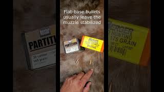 FlatBase vs BoatTail bullets Shorts [upl. by Sine]