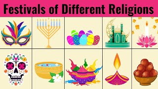 Explore Religious Festivals Around the World  Fun amp Educational Kids Learning Video [upl. by Tibbitts]