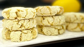 Cracked Lemon Cookies OHNE Mehl und Puderzucker Gluten frei [upl. by Rog]