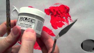 Acrylic Mediums  How to use Acrylic Soft Gel and Mediums Part 2 [upl. by Greenwood]