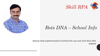 BotsDNA School Info Solution  English [upl. by Slerahc372]