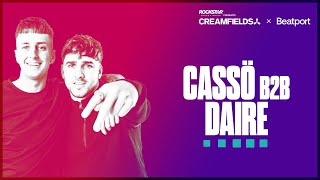 Cassö B2B Daire Live  Rockstar Energy presents creamfields 2024  beatport Live [upl. by Araeit]