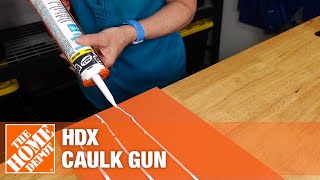 How to Use a Caulk Gun  The Home Depot [upl. by England912]