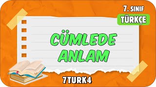 Cümlede Anlam 📙 tonguçCUP 1Sezon  7TURK4 2024 [upl. by Reltuc]