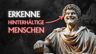 Wie du MANIPULATION und hinterhältige Menschen SOFORT erkennst  Die stoische Methode  Stoizismus [upl. by Crispas]