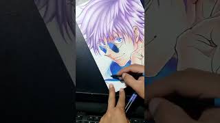 drawing Satoro gojo jujustu kaisen [upl. by Aihset]