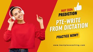 Write From Dictation Practice  Prediction May 2024 [upl. by Eiffe]