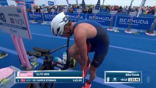 2018 MS Amlin World Triathlon Bermuda  Men Voiced Highlights [upl. by Lilas]