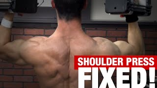 Overhead Shoulder Press 3 MISTAKES [upl. by Samp]