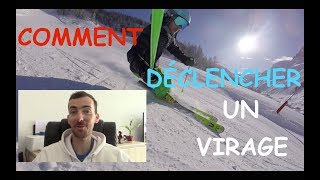 Comment déclencher un virage en ski  2 mouvements essentiels [upl. by Stout]