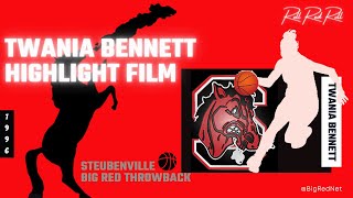 1996 🏀 Twania Bennett Highlight Film  Steubenville Big Red Flashback [upl. by Eohce980]