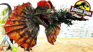 ARK NEW DILOPHOSAUR BRACHIOSAURUS amp MORE Ark Survival Evolved Jurassic Park Expansion Mod [upl. by Kerekes]