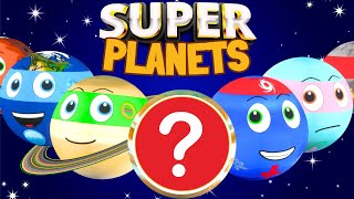 Super Planets Planets vs Exoplanets  Solar System for Kids  Kids Video [upl. by Shanan946]