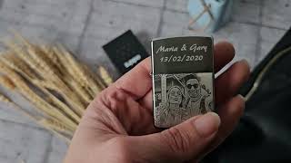 Encendedor Zippo personalizado con una foto 🔥 [upl. by Eseerahs27]