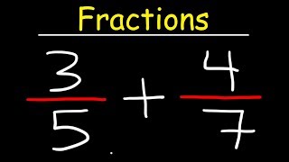 Fractions Basic Introduction  Adding Subtracting Multiplying amp Dividing Fractions [upl. by Ecyaj]