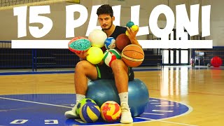 Giocare a Pallavolo con 15 PALLONI [upl. by Nanyk]