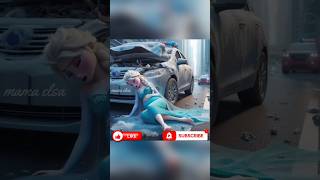 ELSA HAMIL KECELAKAAN MOBIL😭😭shorts elsa elsaelsaelsa frozen [upl. by Shih]