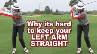 🏌️‍♂️ Golf Tips How to Keep Your Left Arm Straight for Better Swings  Pro Golf Techniques [upl. by Roel]