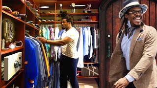 Cam Newtons 1 MILLION DOLLAR Closet Tour It has 2 floors [upl. by Aseneg]