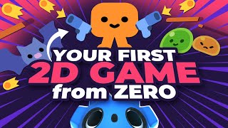 Your First 2D GAME From Zero with GODOT 4 Vampire Survivor Style [upl. by Eul]