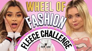 FLEECE CHALLENGE Wheel of Fashion w Aidette Cancino amp Neriah Fisher [upl. by Richelle]