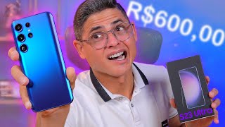 COMPREI um Galaxy S23 Ultra por R690 e ME LASQUEI TODINHO Veja que SMARTPHONE TOP 🤡 [upl. by Ydnagrub]