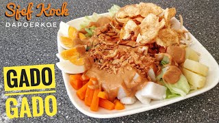 Recept Gado Gado  Indonesische Groente Salade met Pindasaus  Indische Keuken [upl. by Burner162]