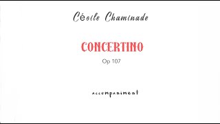 CChaminade CONCERTINO Op107 accompaniment [upl. by Llemor917]