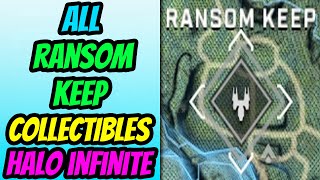 All Ransom Keep Collectibles  Halo Infinite [upl. by Akimit238]