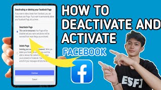 How to DEACTIVATE and ACTIVATE Facebook Account in 2023 PAANO MAG DEACTIVATE AT ACTIVATE NG FB [upl. by Sherj]