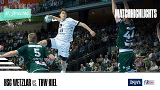 Highlights HSG Wetzlar  THW Kiel [upl. by Gil]