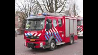 Brandweer TS 8134 amp HW 8152  Roosendaal NL 10012013 [upl. by Roti466]